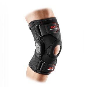 McDavid Knee Brace Hinged Cross Strap Support Black Unisex